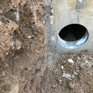 A image of 排水管破損に伴う修復工事